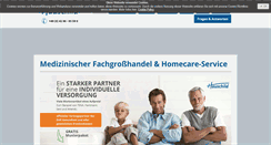 Desktop Screenshot of hauschild-homecare.de